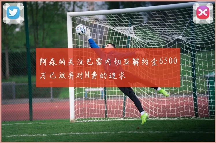 阿森纳关注巴雷内切亚解约金6500万已放弃对M费的追求